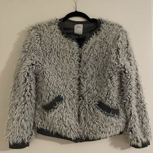 Subdued fur bomber jacket